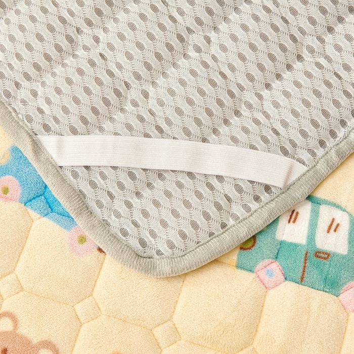 91家纺网 家纺一手货源 找家纺 富馨莱 2024新款牛奶绒幼儿园床垫加厚5D透气 汽车乐园