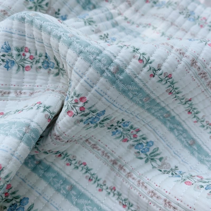 91家纺网 家纺一手货源 找家纺 2024新款棉加绒双面两用四季款床盖三件套 克莱因蓝