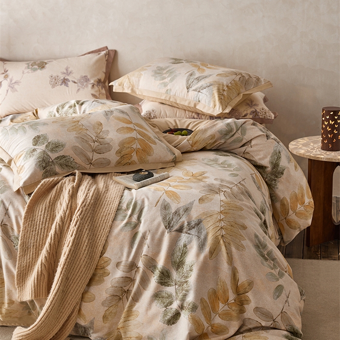 91家纺网 家纺一手货源 找家纺 2024新款全棉磨毛印花工艺款四件套 春派