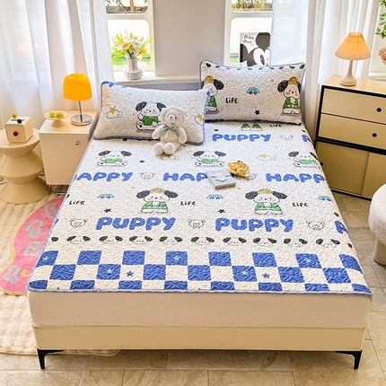 91家纺网 家纺一手货源 找家纺 （总）美达家纺 2025新款A类全棉夹棉洛丽塔系列地垫床垫床褥