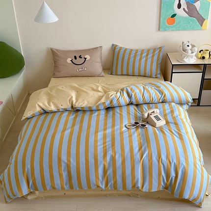 91家纺网 家纺一手货源 找家纺 （总）2024新款40支13372全棉数码大版趣味系列四件套