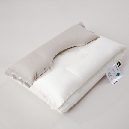 91家纺网 家纺一手货源 找家纺 (总) 2024新款双向享养护 牵引颈椎 可拆可分 全棉双层三合一护颈牵引枕