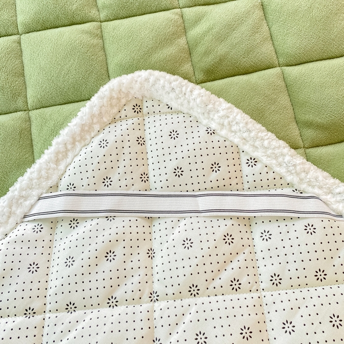 91家纺网 家纺一手货源 找家纺 正邦家纺 2024新款牛奶绒床垫小清新加厚床褥保暖宽包边可机洗床护垫床褥 浅绿