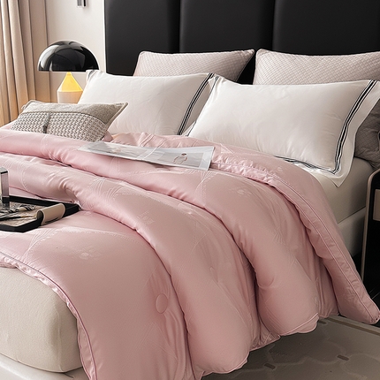 91家纺网 家纺一手货源 找家纺 （总）雅高 柏拉图-轻奢60s贡缎天丝棉大提花蚕丝蛋白被冬被加厚被子被芯