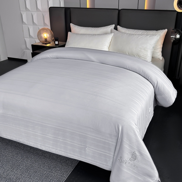 91家纺网 家纺一手货源 找家纺 美伦美 2024新款全棉提花 灰色