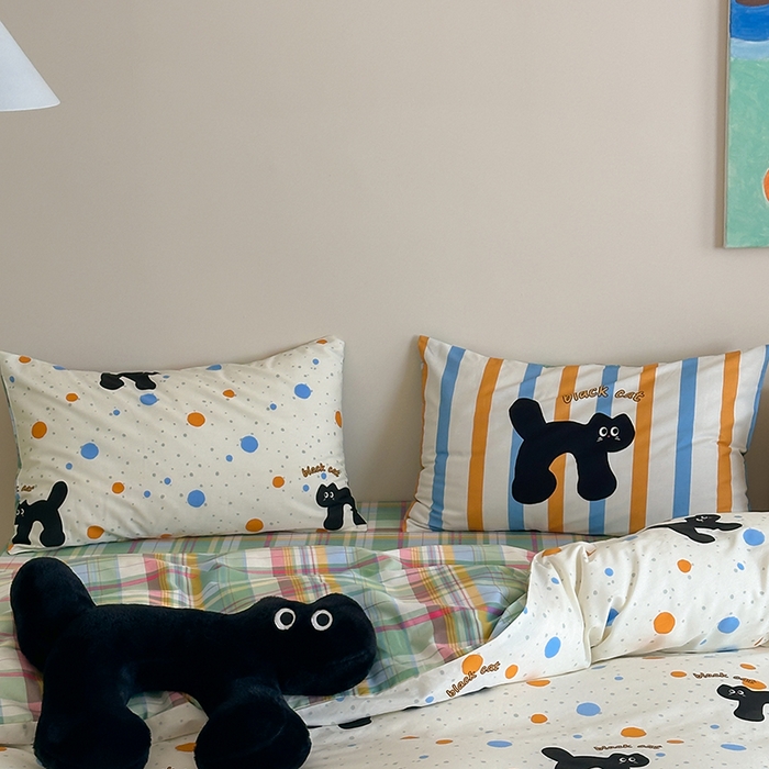 91家纺网 家纺一手货源 找家纺 （总）2024新款40支13372全棉数码大版趣味系列四件套