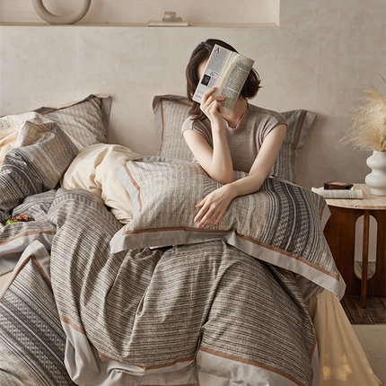 91家纺网 家纺一手货源 找家纺 （总）2024新款全棉磨毛数码印花系列四件套