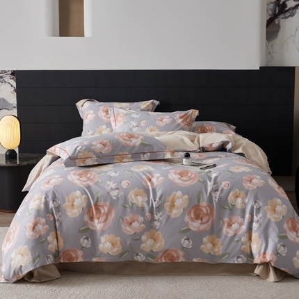 91家纺网 家纺一手货源 找家纺 （总）2025新款全棉加厚生态磨毛印花四件套-基础款