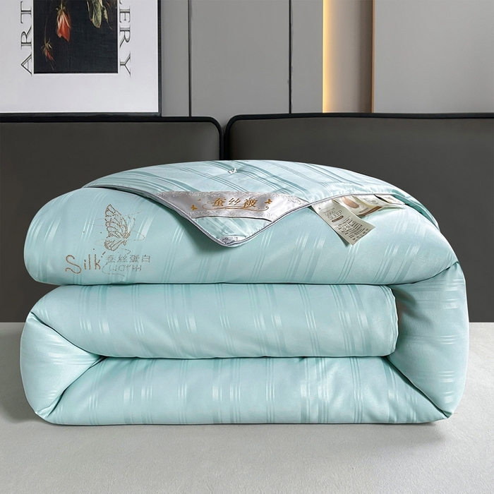 91家纺网 家纺一手货源 找家纺 美伦美 2024新款全棉提花 绿色