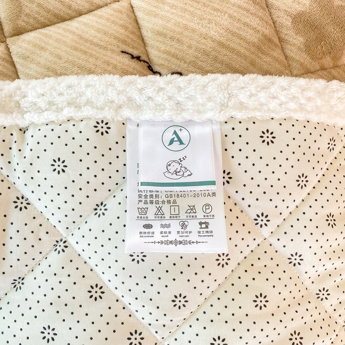 91家纺网 家纺一手货源 找家纺 正邦家纺 2024新款牛奶绒床垫小清新加厚床褥保暖宽包边可机洗床护垫床褥 小呆熊