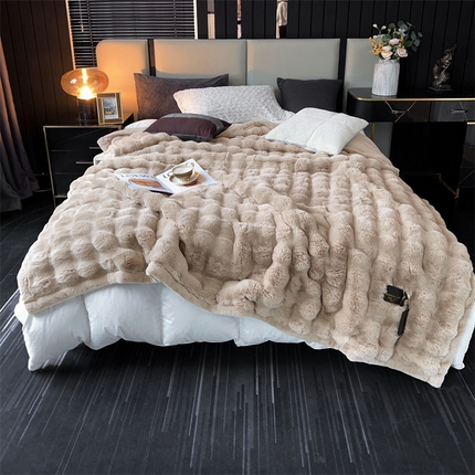 91家纺网 家纺一手货源 找家纺 （总）2025新款仿皮草摩登艺术毛毯毯子子家用毛毛毯毯子四季盖毛毯毯子