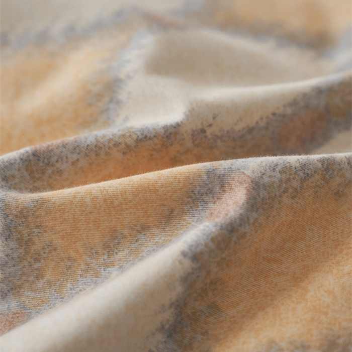 91家纺网 家纺一手货源 找家纺 2024新款全棉磨毛印花工艺款四件套 追光