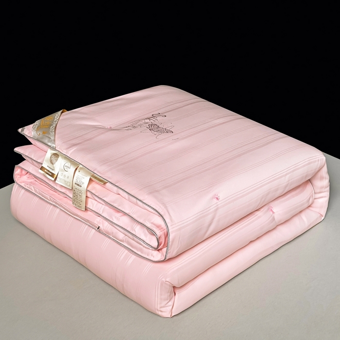 91家纺网 家纺一手货源 找家纺 美伦美 2024新款全棉提花 玉色