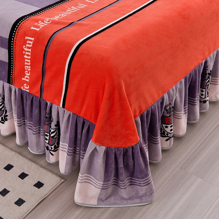 91家纺网 家纺一手货源 找家纺 绒品荟家纺 2025新款牛奶绒四件套 美丽生活