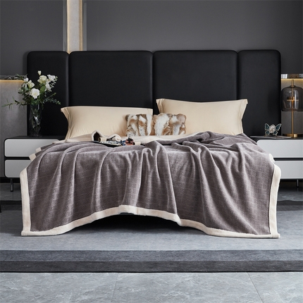 2024新款雪妮尔四季毛毯毯子家用毛毛毯毯子 绅士灰