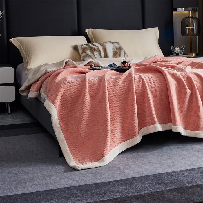 91家纺网 家纺一手货源 找家纺 2024新款雪妮尔四季毛毯毯子家用毛毛毯毯子 玉色