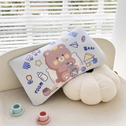 91家纺网 家纺一手货源 找家纺 （总）悦织湾家纺 2025新款A类卡通凉感亲肤单品枕套直边款