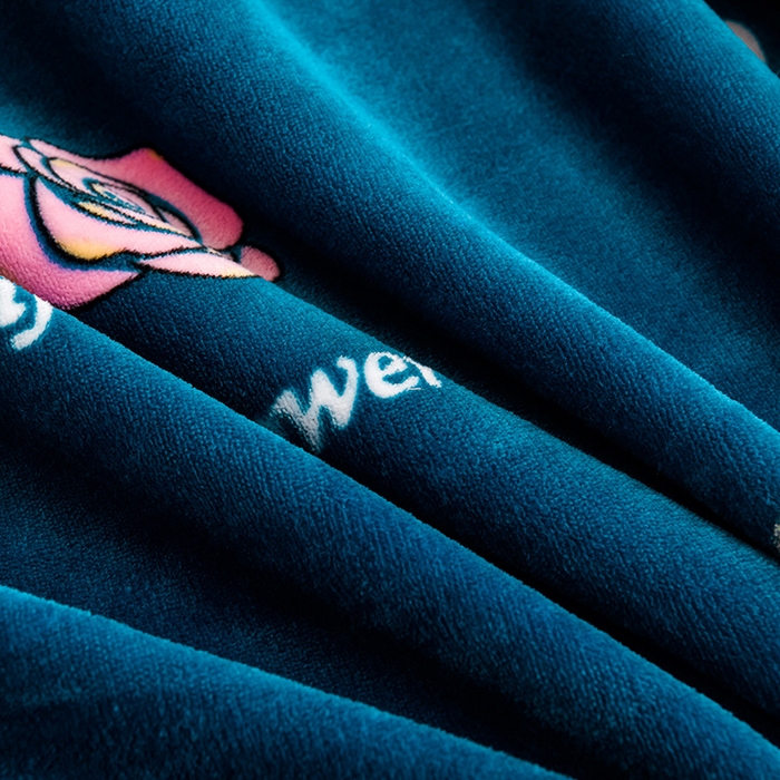 91家纺网 家纺一手货源 找家纺 绒品荟家纺 2025新款牛奶绒四件套 恋人港湾