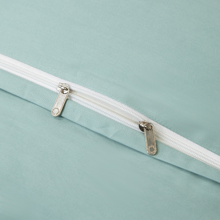 91家纺网 家纺一手货源 找家纺 绒博士 2024新款160支长绒棉四件套-巴黎之约 夏至绿