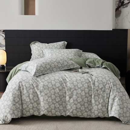 91家纺网 家纺一手货源 找家纺 2025新款全棉加厚生态磨毛印花四件套-基础款优朵