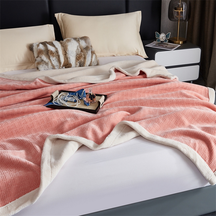 91家纺网 家纺一手货源 找家纺 2024新款雪妮尔四季毛毯毯子家用毛毛毯毯子 玉色