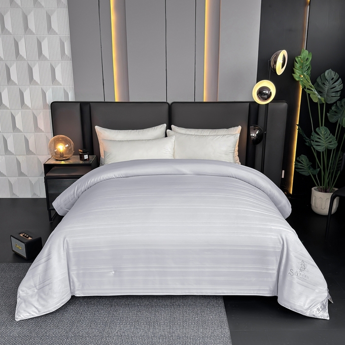 91家纺网 家纺一手货源 找家纺 美伦美 2024新款全棉提花 灰色