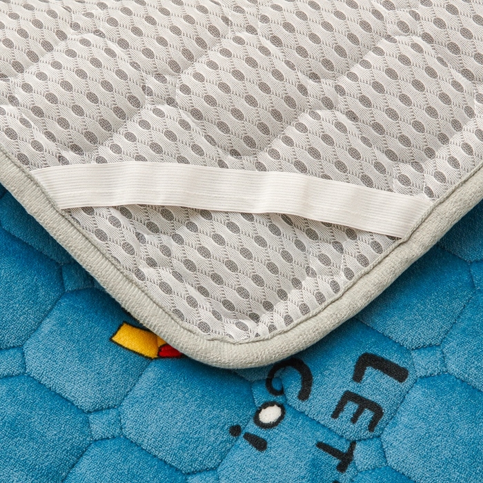 91家纺网 家纺一手货源 找家纺 富馨莱 2024新款牛奶绒幼儿园床垫加厚5D透气 滴滴汽车