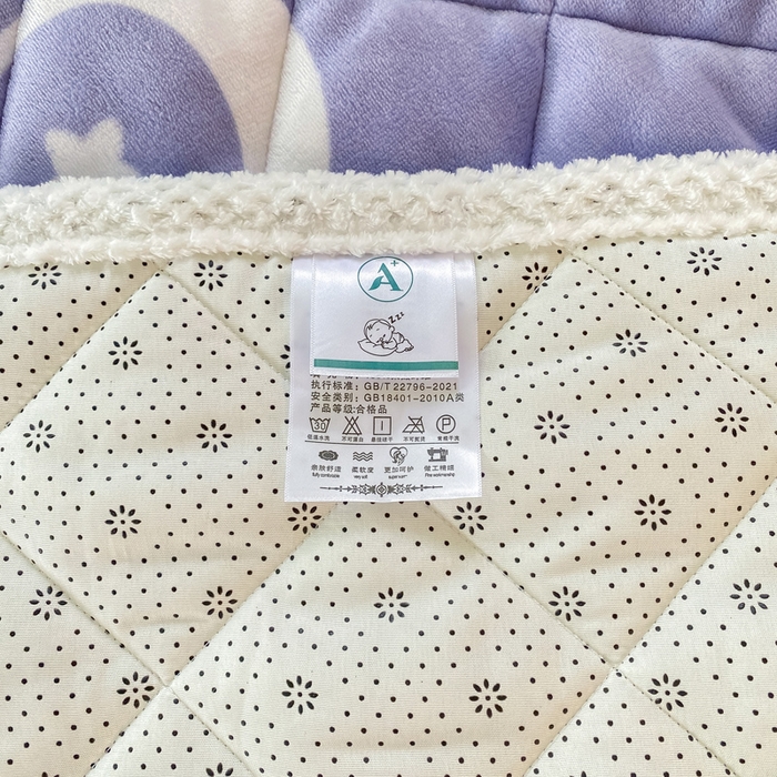 91家纺网 家纺一手货源 找家纺 正邦家纺 2024新款牛奶绒床垫小清新加厚床褥保暖宽包边可机洗床护垫床褥 星夜猫