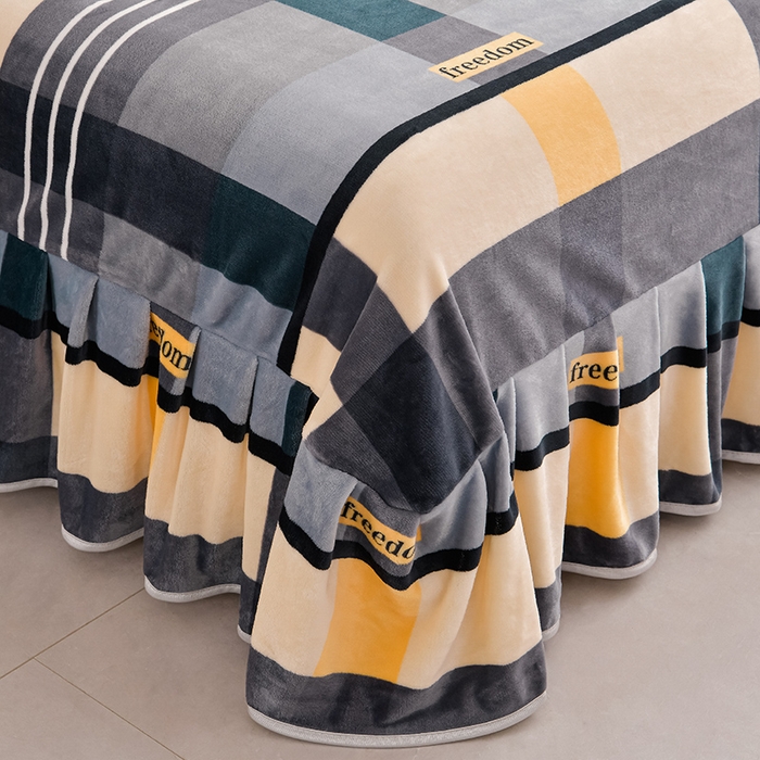 91家纺网 家纺一手货源 找家纺 绒品荟家纺 2025新款牛奶绒四件套 时尚格