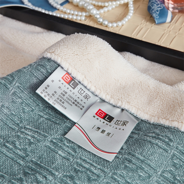 91家纺网 家纺一手货源 找家纺 2024新款雪妮尔四季毛毯毯子家用毛毛毯毯子 淡蓝