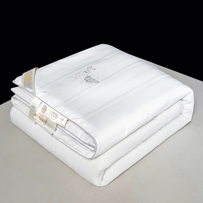 91家纺网 家纺一手货源 找家纺 美伦美 2024新款全棉提花 白色