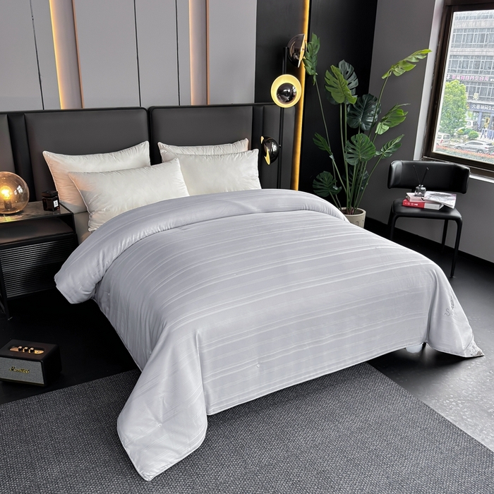 91家纺网 家纺一手货源 找家纺 美伦美 2024新款全棉提花 灰色