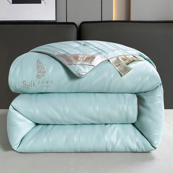 91家纺网 家纺一手货源 找家纺 美伦美 2024新款全棉提花 绿色