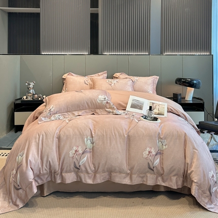 91家纺网 家纺一手货源 找家纺 （总）舒慕 2025新款天丝棉数码印花四件套