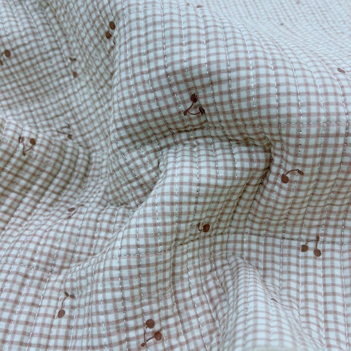 91家纺网 家纺一手货源 找家纺 2024新款棉加绒双面两用四季款床盖三件套 芍药卡