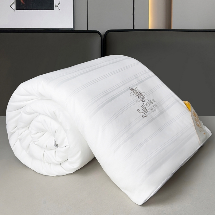 91家纺网 家纺一手货源 找家纺 美伦美 2024新款全棉提花 白色