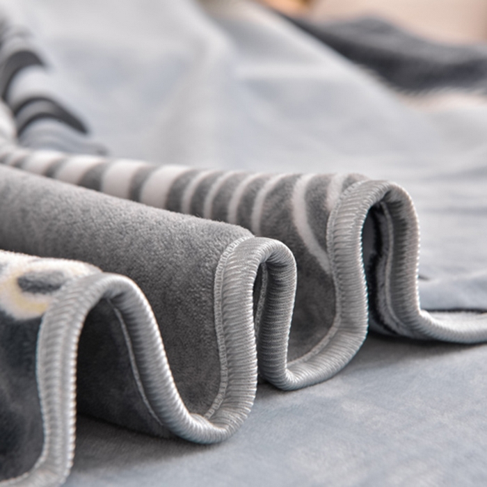 91家纺网 家纺一手货源 找家纺 晚静家纺 2024新款8.5斤牛奶绒金貂法莱绒床裙款保暖绒四件套 迷你MINI