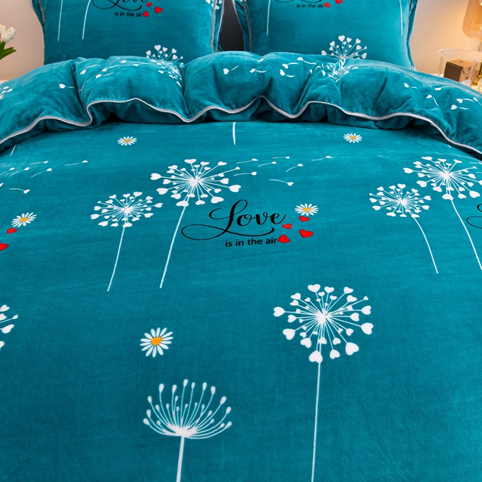 91家纺网 家纺一手货源 找家纺 绒品荟家纺 2025新款牛奶绒四件套 美妙绝伦