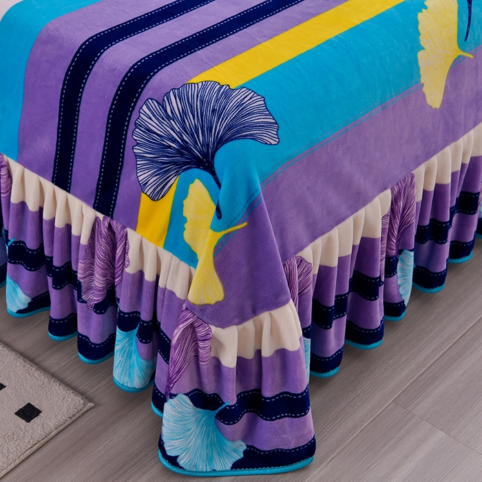 91家纺网 家纺一手货源 找家纺 绒品荟家纺 2025新款牛奶绒四件套 诗情画意