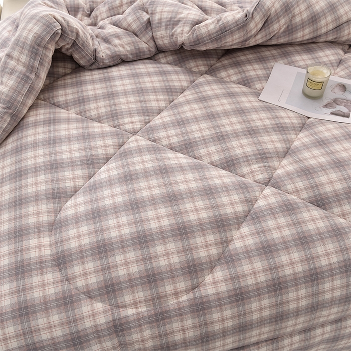 91家纺网 家纺一手货源 找家纺 圣楚家纺 2024新款绗缝保暖印花冬被 晨晓