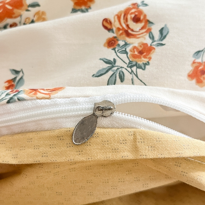 91家纺网 家纺一手货源 找家纺 麦伦家居 2024全棉斜纹13372小清新碎花卡通系列四件套 玫瑰庄园