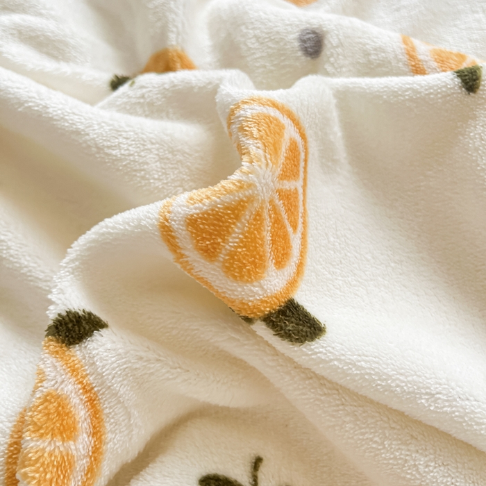 91家纺网 家纺一手货源 找家纺 沐慕 2024新款AB版牛奶绒拼羊羔绒毛毯毯子 毛毯-小橙子