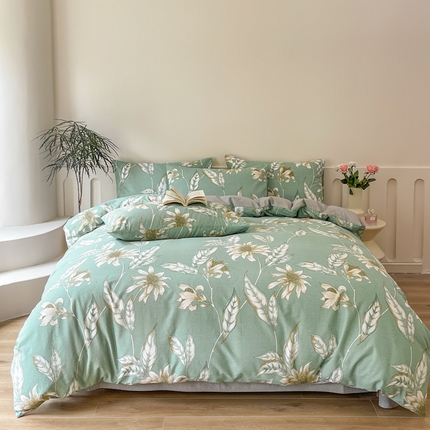 91家纺网 家纺一手货源 找家纺 （总）金泰莱 2025新款全棉四件套长绒棉四件套磨毛四件套纯棉四件套