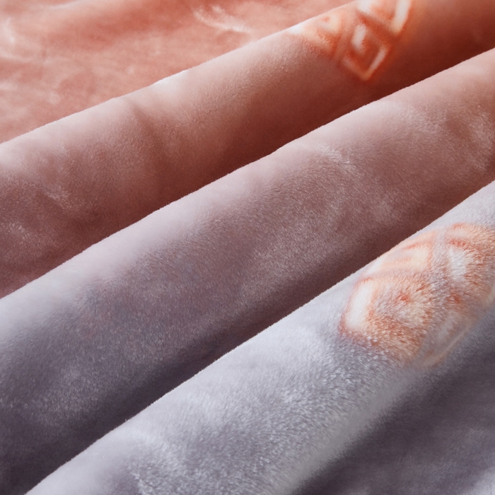 91家纺网 家纺一手货源 找家纺 凯轩毛毛毯毯子网销专供 2024新款新中式大版印花双层云毛毯毯子 见变