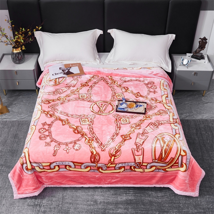 91家纺网 家纺一手货源 找家纺 凯轩毛毛毯毯子网销专供 2024新款A类双层云毛毯毯子 素雅