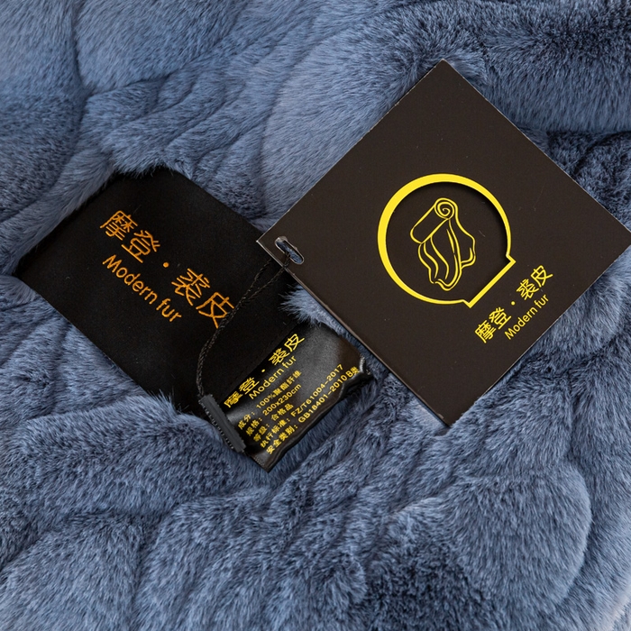 91家纺网 家纺一手货源 找家纺 凯轩毛毛毯毯子网销专供 2024新款精品仿裘皮毛毯毯子 淡蓝