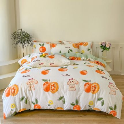 91家纺网 家纺一手货源 找家纺 （总）金泰莱 2025新款全棉四件套长绒棉四件套磨毛四件套纯棉四件套