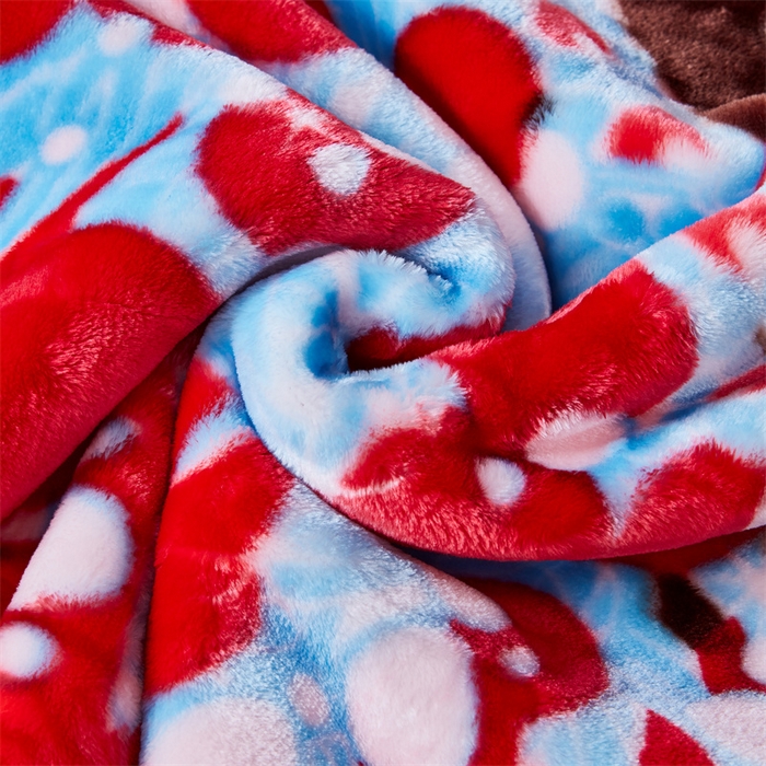 91家纺网 家纺一手货源 找家纺 凯轩毛毛毯毯子网销专供 2024新款A类双层云毛毯毯子 与子偕老