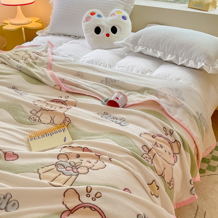 91家纺网 家纺一手货源 找家纺 （总）慕尚家纺 2025新款高克重加厚雪花绒毛毯毯子