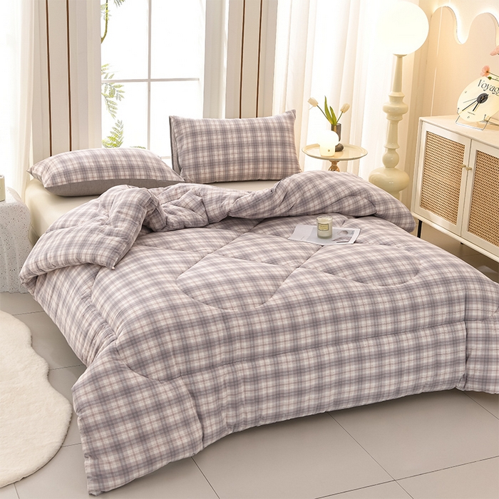 91家纺网 家纺一手货源 找家纺 圣楚家纺 2024新款绗缝保暖印花冬被 晨晓